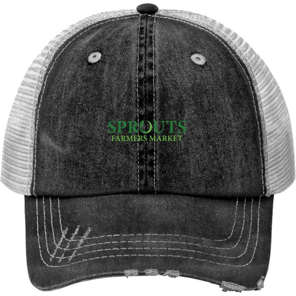 Sprouts Farmer Market Logo Restaurant Print Trucker Hats-image