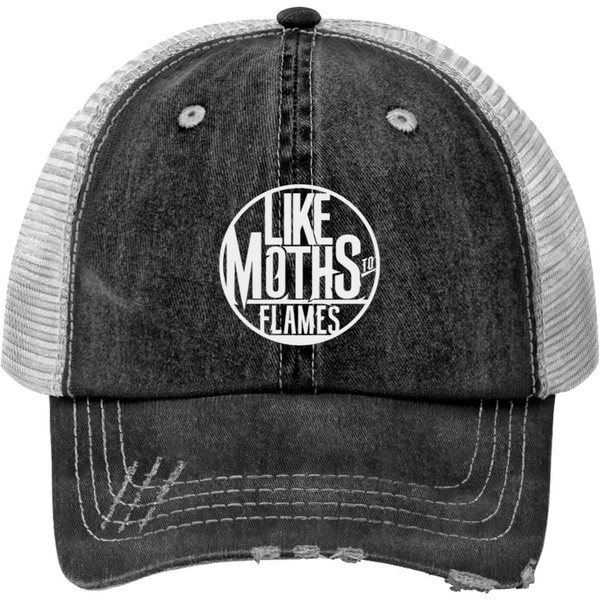 Fair Use In Like Moths To Flames Print Trucker Hats-image
