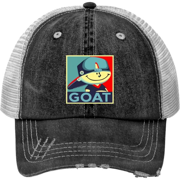 Pablo Sanchez Goat Essential Print Trucker Hats-image