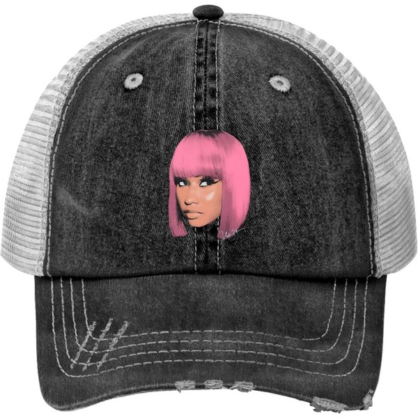 Gag City Nicki Minaj Pink Friday 2 Tour Print Trucker Hats-image