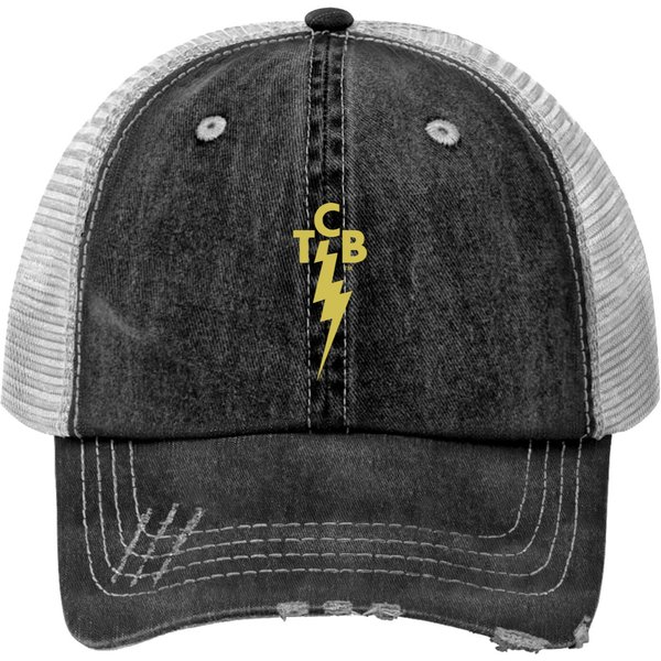 Best Gold Tcb Classic Print Trucker Hats-image