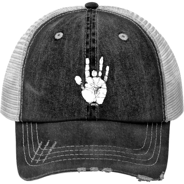Logo Hand Jerry Garcia - Jerry Garcia Print Trucker Hats-image