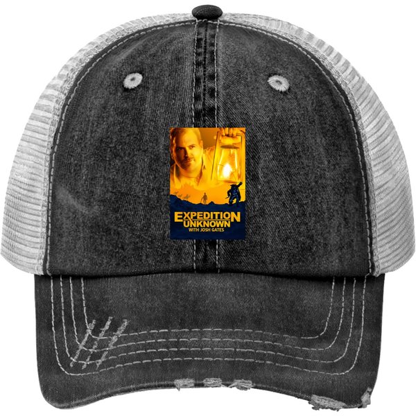 Josh Gates High Quality Print Trucker Hats-image