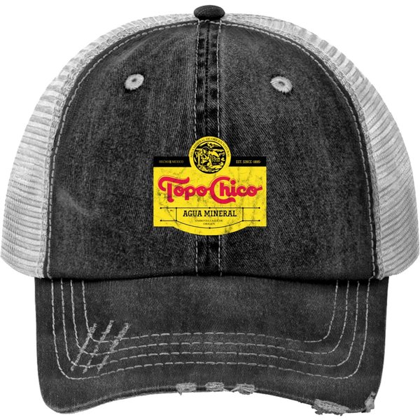 Topo Chico Agua Mineral Print Trucker Hats-image
