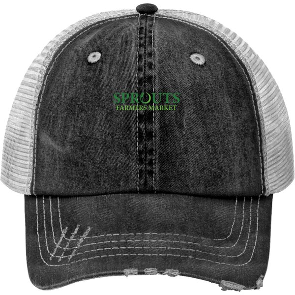 Sprouts Farmer Market Logo Restaurant Print Trucker Hats-image