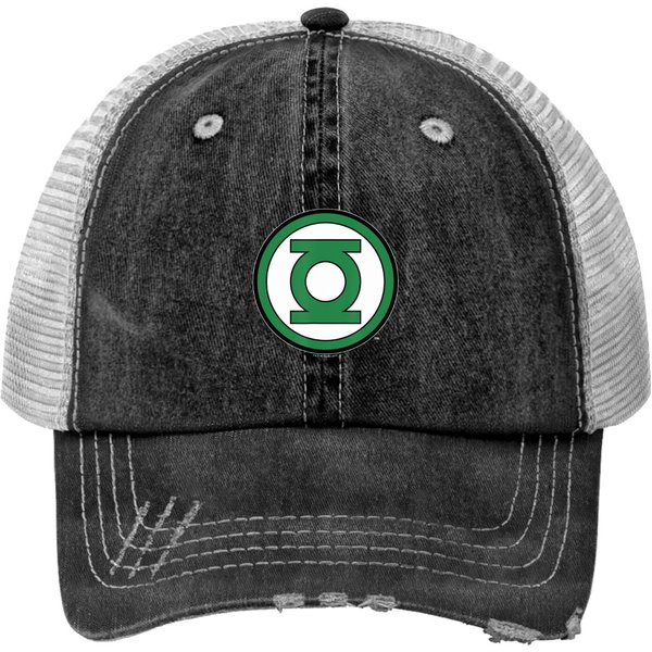 Comics Green Lantern Classic Logo Print Trucker Hats