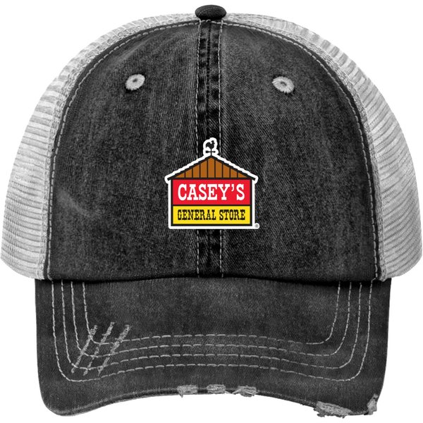 Casey's General Store Food Logo Chain Restaurant Print Trucker Hats-image