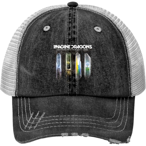 Imagine Dragons Print Trucker Hat-image