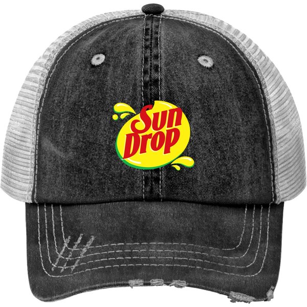 Modern Sundrop Logo Print Trucker Hats-image
