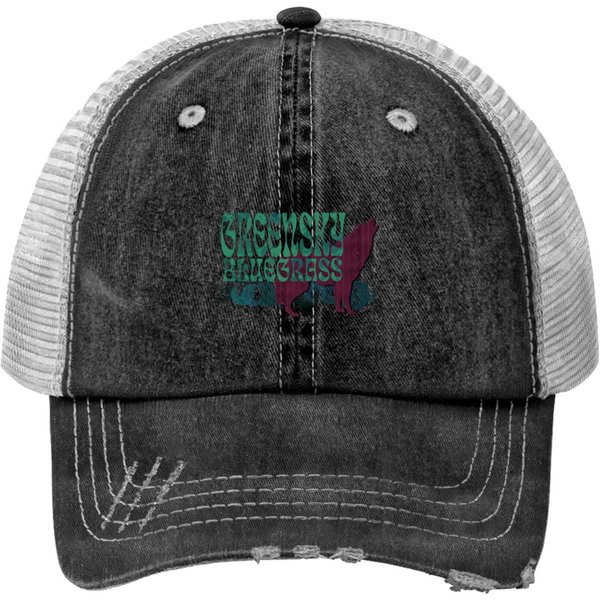 Greensky Bluegrass Print Trucker Hats-image