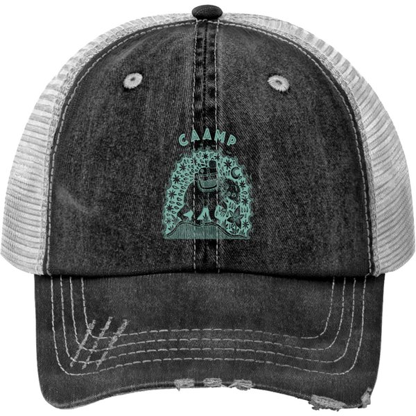 Caamp Bear Print Trucker Hats-image