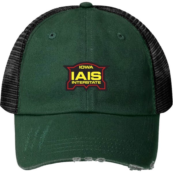 Vintage Iowa Interstate Railroad Print Trucker Hats-image