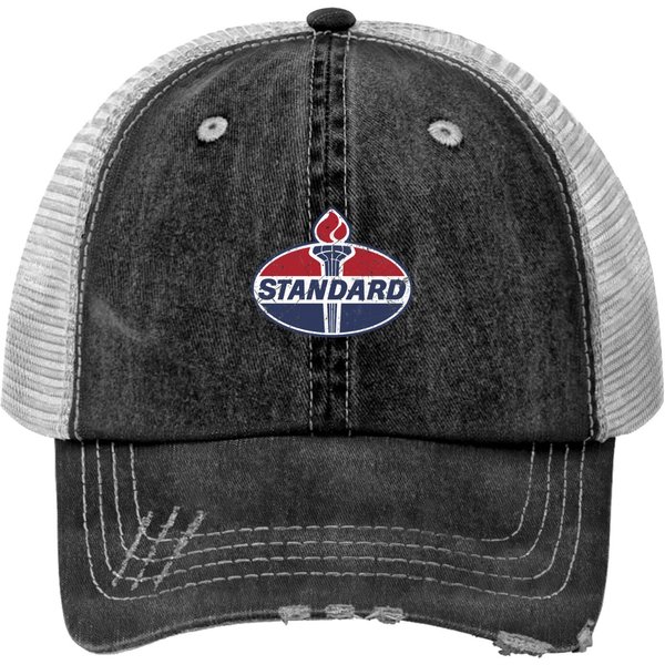 Standard Oil Company Vintage Logo Print Trucker Hats-image