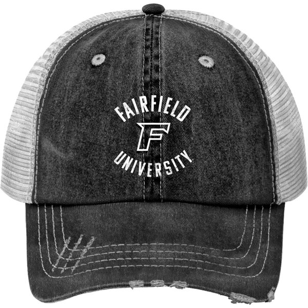 Fairfield University Stags Large Print Trucker Hats-image