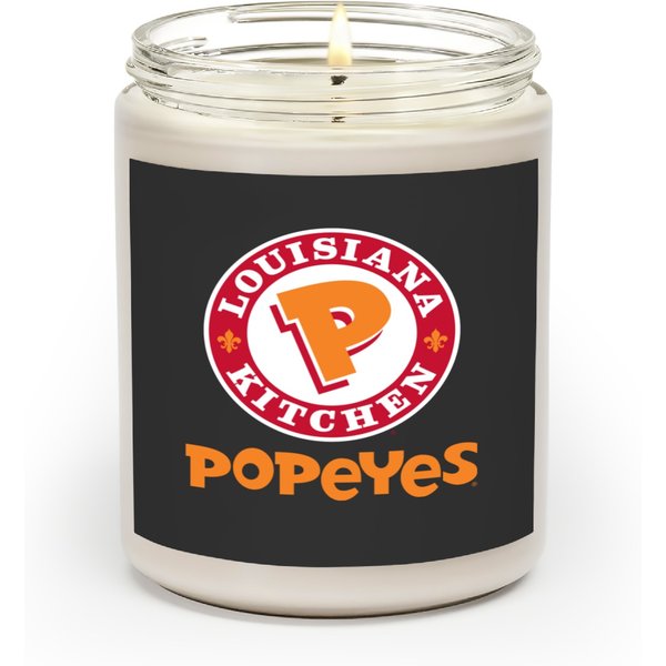 Popeyes Resto Logo Scented Candles-image