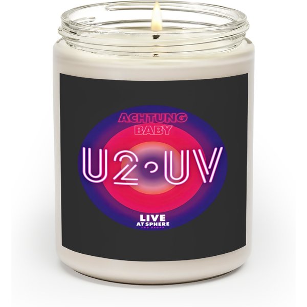 U2 Las Vegas Scented Candles,U2 Ultraviolet Sphere 2023,U2 Uv Logo,U2 Live At Sphere-image