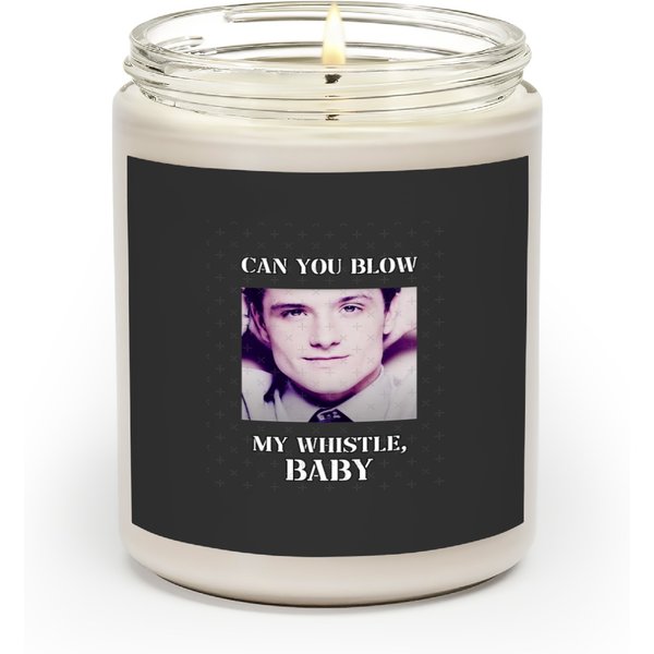 Josh Hutcherson Can You Blow My Whistle Baby Meme Scented Candles-image