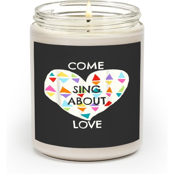 Come Sing About Love Godspell Inspired Musical Theater Gift Scented Candles-image