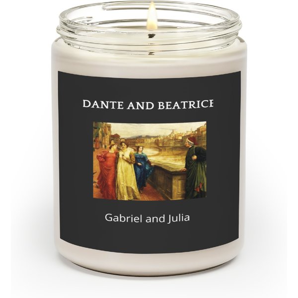 Love Relationship Of Dante And Beatrice Depicted In Gabriel's Inferno Scented Candles-image