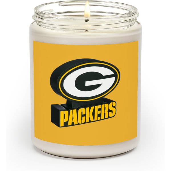 Packers Team Mascot Statue Scented Candles-image