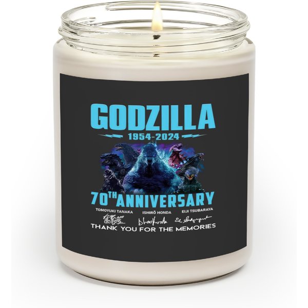 God Zilla 1954-2024 70Th Anniversary Thank You Scented Candles-image