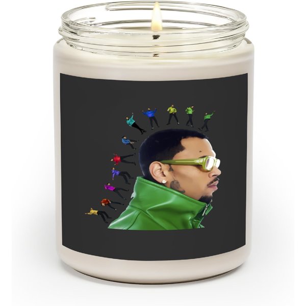 Chris Brown Face 11:11 Tour 2024 Scented Candles-image
