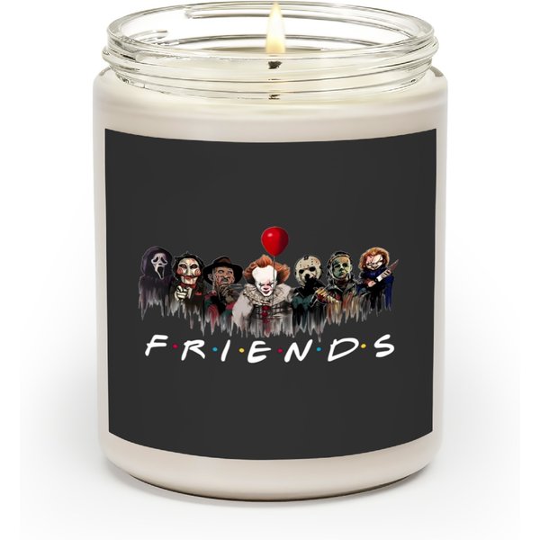 Horror Characters Friends Scented Candles, Halloween Horror Characters-image
