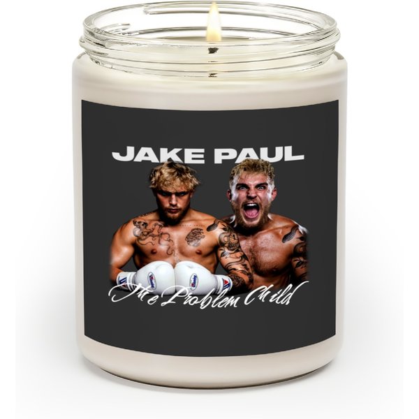 Jake Paul The Problem Child Baby Blankets Scented Candles-image