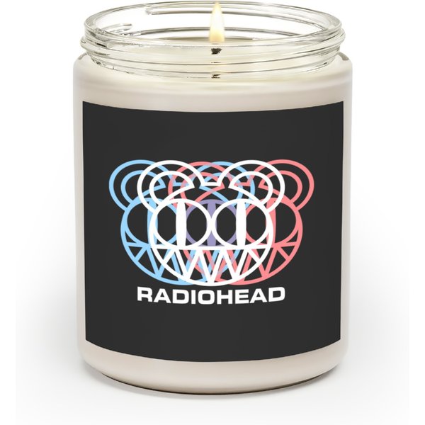 Radiohead Logo Dizzy Glitch - Radiohead - Scented Candles-image