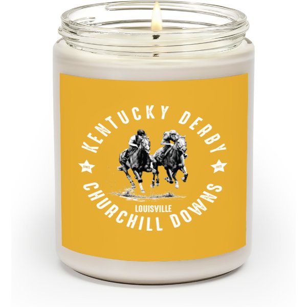 Vintage Kentucky Derby Churchill Downs Scented Candles-image