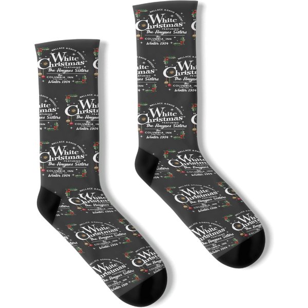 White Christmas Movie Socks, Wallace And Davis Socks, Haynes Sisters Socks-image