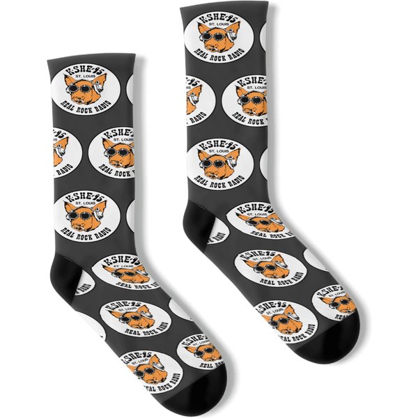 Kshe 95 Real Rock Radio Station St. Louis Area Socks-image