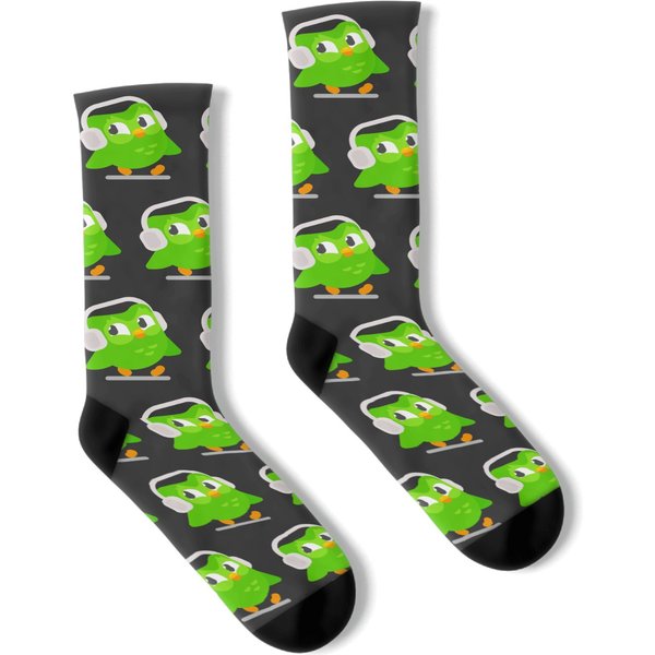 Duolingo Owlfunny Socks-image