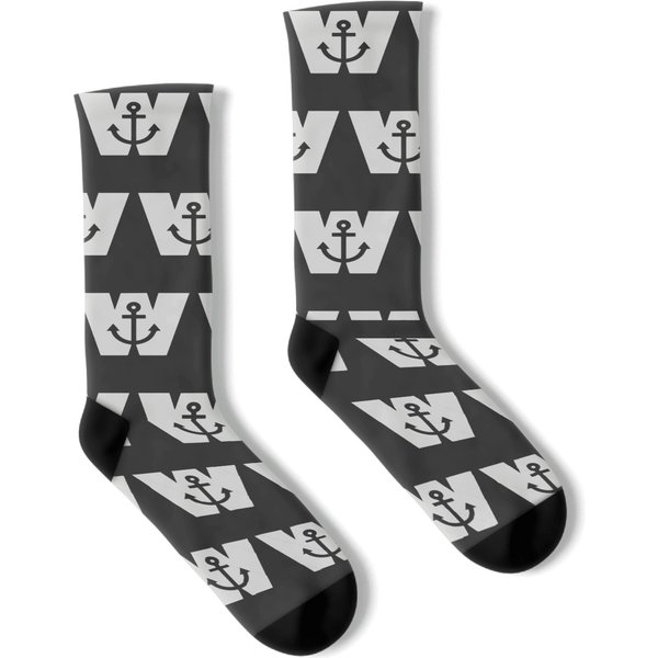 Wanker W Anchor Socks