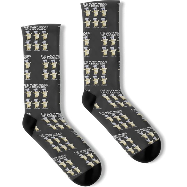 Rare Vintage Pillsberry Doughboy Socks-image