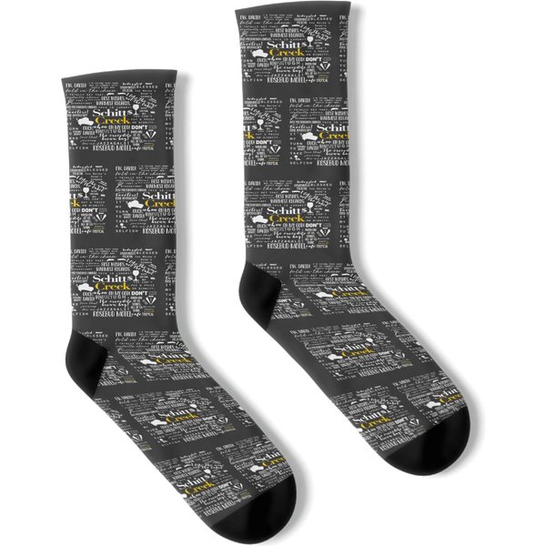 Schitts Creek Memorable Quotes Socks-image