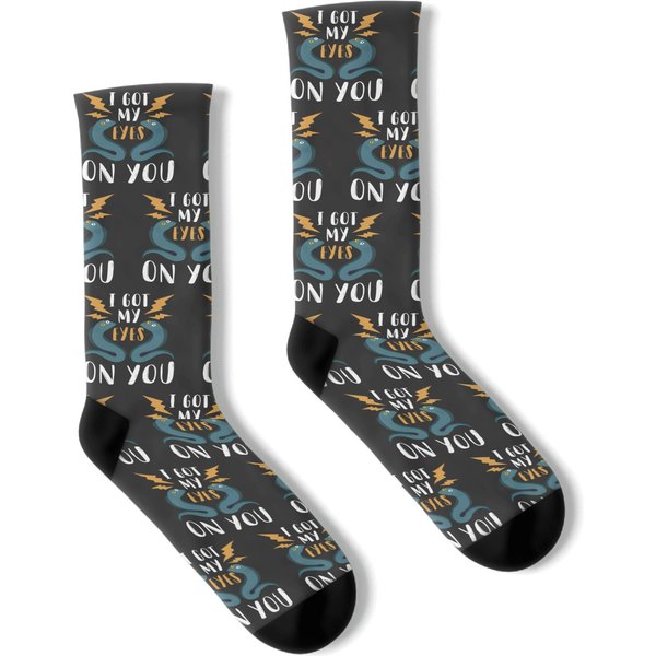 Little Mermaid Socks, I Got My Eyes On You, Jetsam And Flotsam, Eel Socks