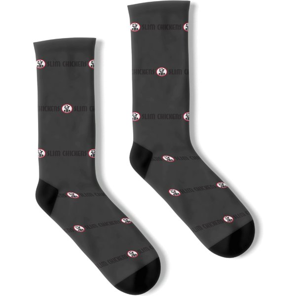 Slim Chickens Restaurant Logo Socks-image