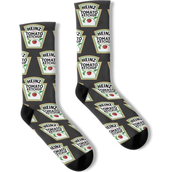 Heinz Tomato Ketchup Logo Socks-image