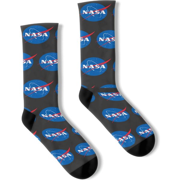 Nasa Shirt Officially Licensed Nasa Logo Socks-image