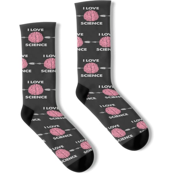 I Love Science Socks - Cozy For Science Fans-image