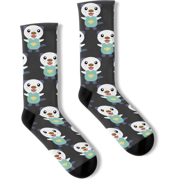 Oshawott - Blue Background Socks