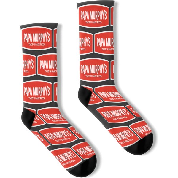 Papa Murphy's Pizza Restaurant Food Socks-image