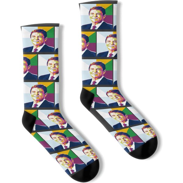 Ronald Reagan Wilson Reagan Socks
