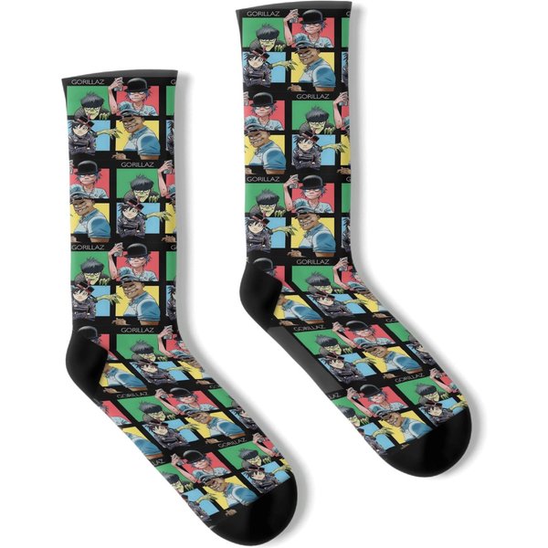 Gorillaz Demon Band Socks