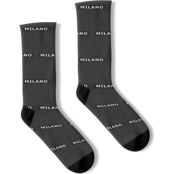 Milano Italy Modern Minimalist Socks