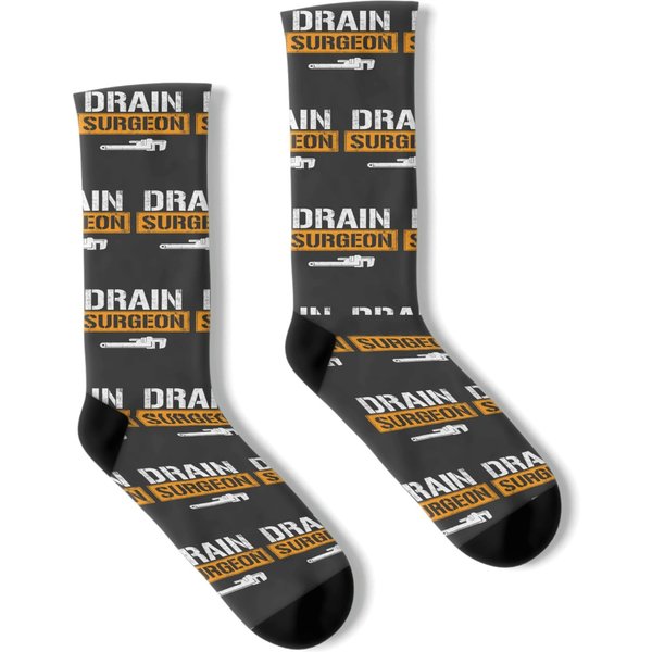 Drain Surgeon, Plumbing Plumber Socks