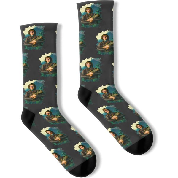 The Log Lady 'the Log Knows' Twin Peaks Socks