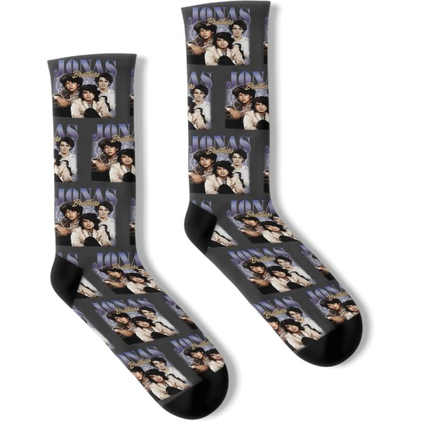 Jonas Brothers 90s Vintage Socks, Jonas Brothers