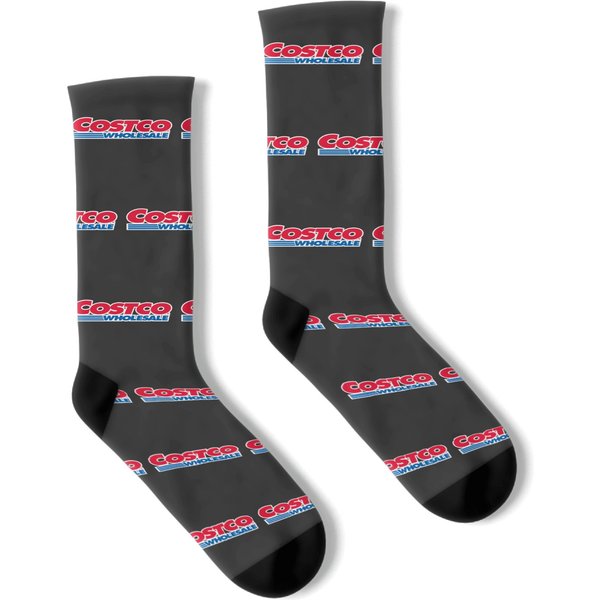 Costcos Whilesale Logo Socks Restaurant Socks-image